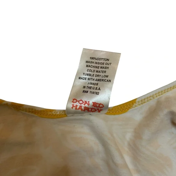 ⭐️SOLD⭐️ Y2K Tattoo Glam Avant Garde Ed Hardy Bodycon Avant Garde Archival Dress - Picture 13 of 13